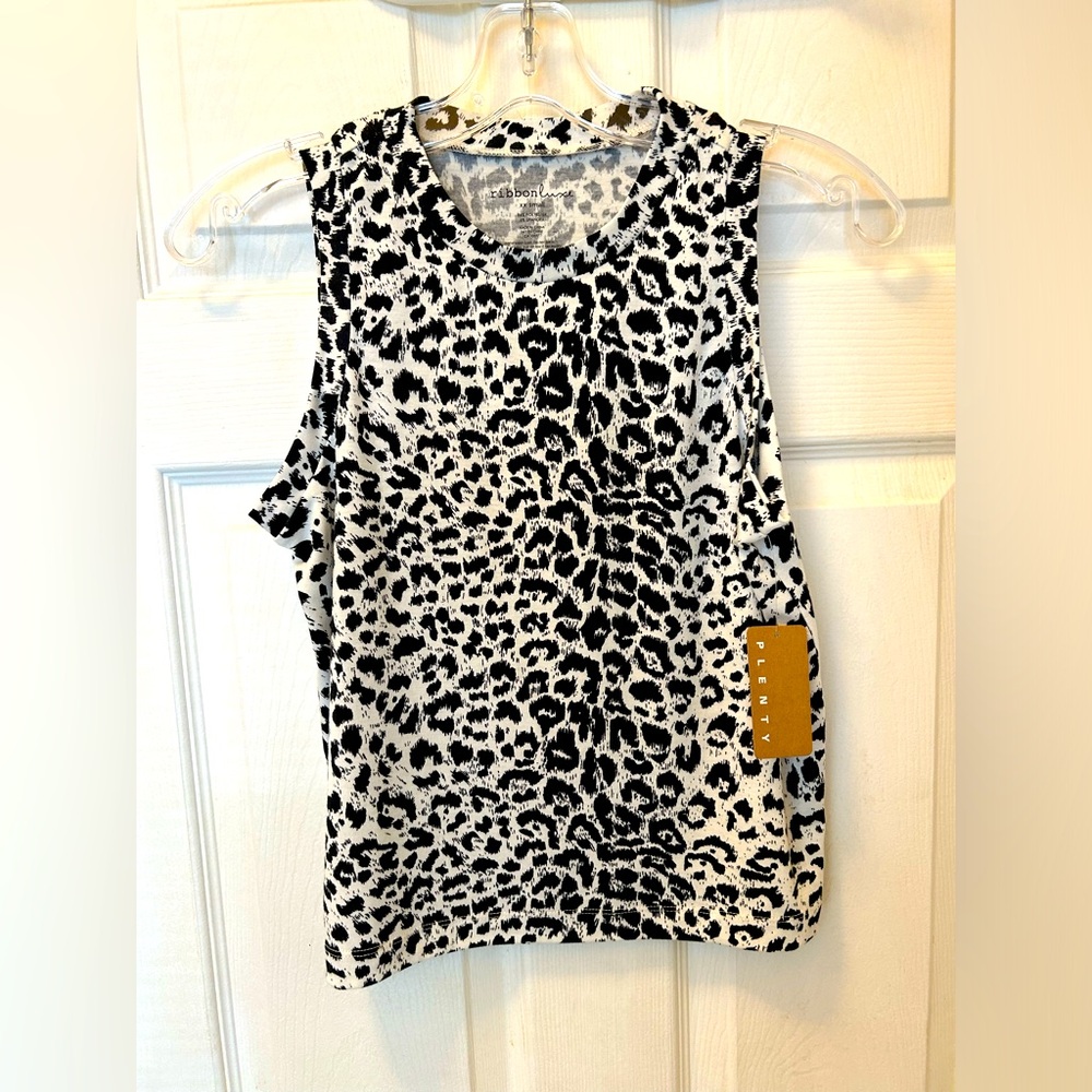 Plenty-Ribbon Luxe tank top